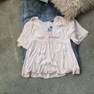 Express pink blouse